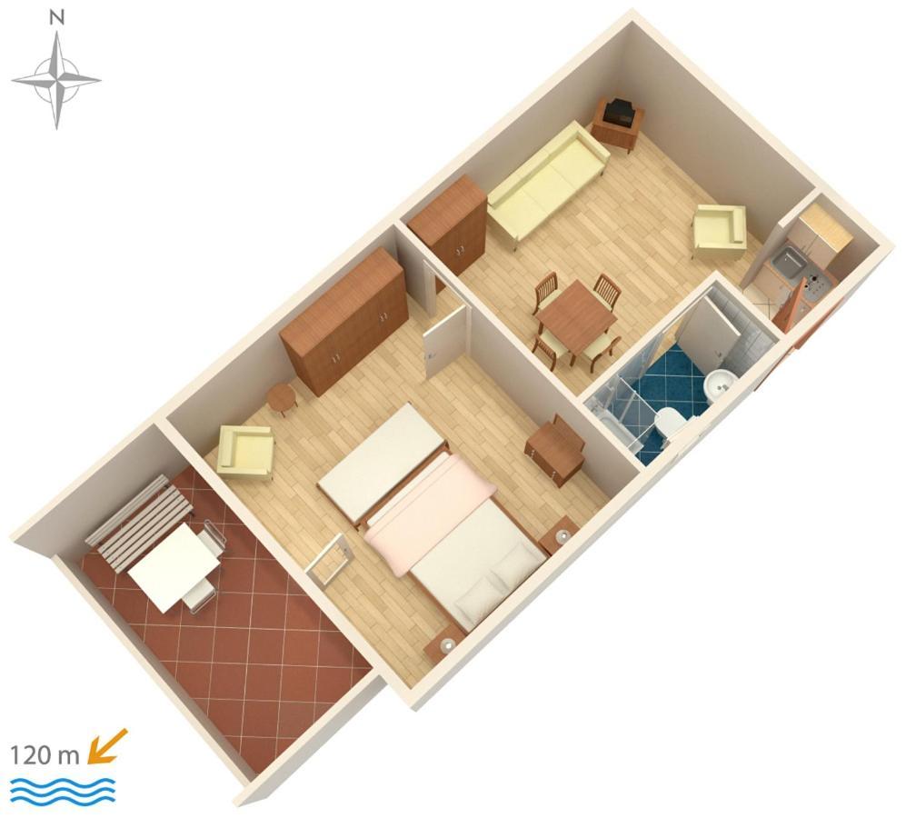 Apartments By The Sea Novi Vinodolski - 5558 ภายนอก รูปภาพ