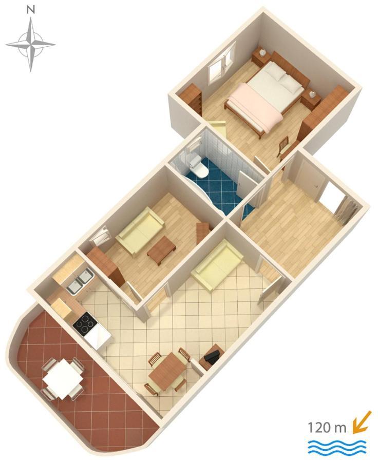 Apartments By The Sea Novi Vinodolski - 5558 ภายนอก รูปภาพ